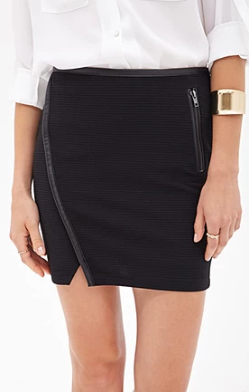 Forever 21 black mini skirt