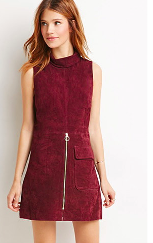 Forever 21 suede dress