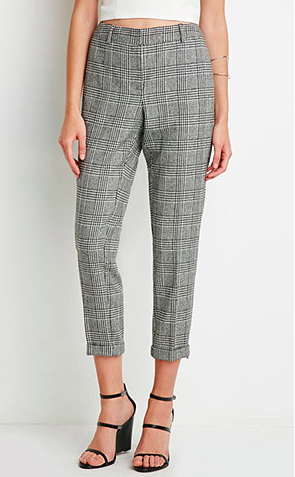 Forever 21 houndstooth trousers