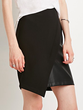 Forever 21 faux leather skirt