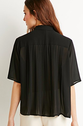 Forever 21 pleated blouse