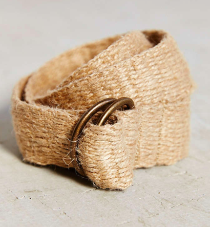 Urban Outfitters straw belt