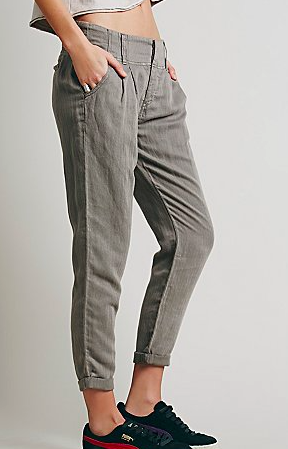 Free People relaxed grey pants 