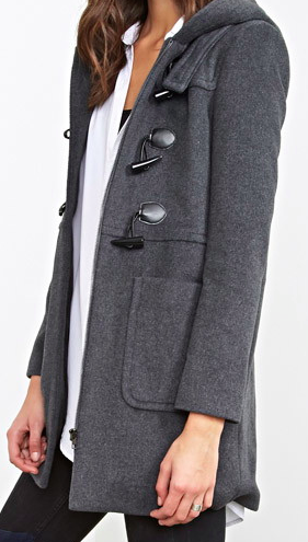 Forever 21 hooded coat