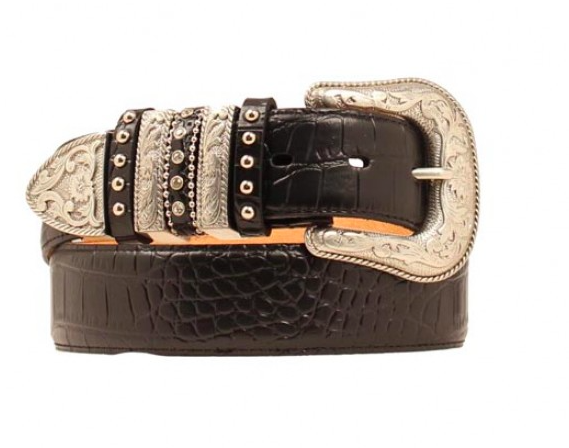 M&F Western Multi Keep Croco Belt