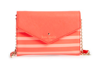 Kate Spade striped crossbody bag