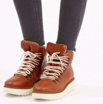 Topshop lace up hiker boots