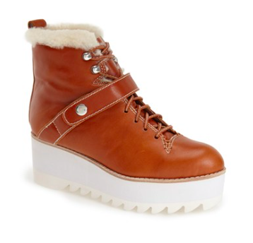 Jeffrey Campbell platform lace up boots