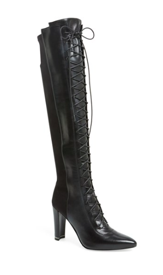 Stuart Weitzman tall lace up boots