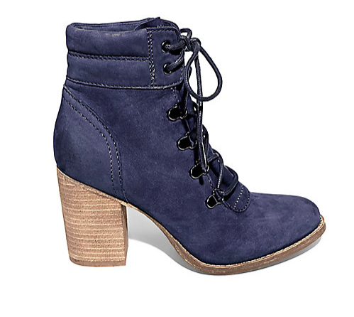 Steve Madden heeled lace up booties