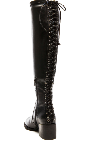 Revolve Clothing over the knee lace up boots