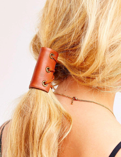 Urban Outfitters leather pony tail holder