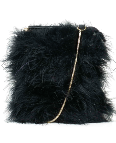 Topshop furry bag