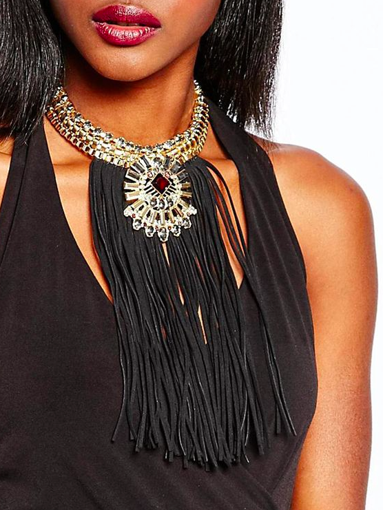 River Island fringe choker