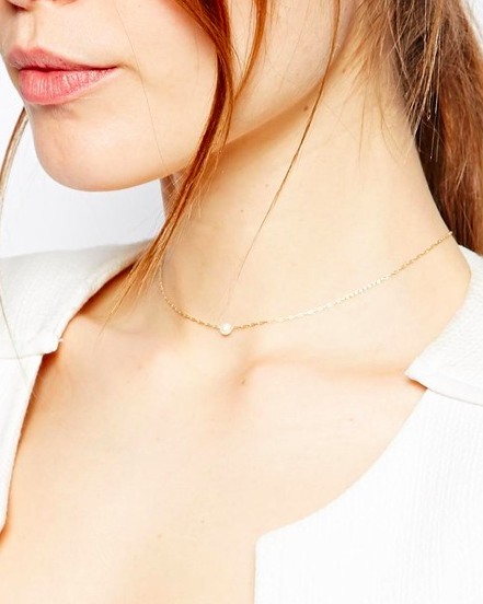 Asos pearl choker