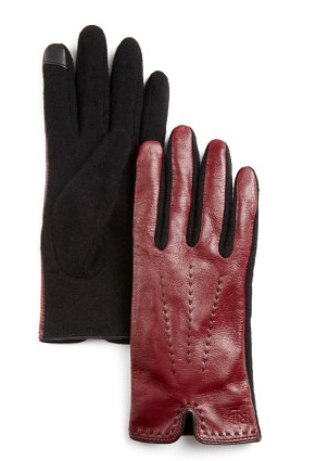 Lauren Ralph Lauren Color Stitch Gloves