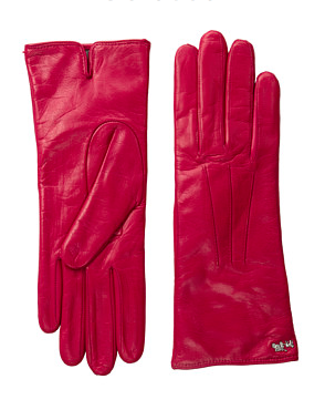 COACH Leather Basic Glove