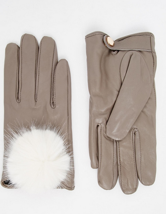 River Island leather gloves