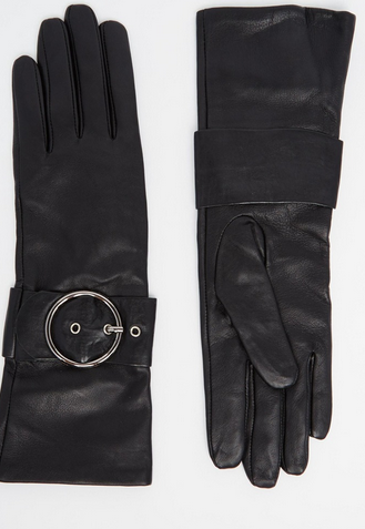 Asos long leather gloves