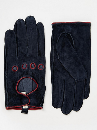 Pieces suede gloves