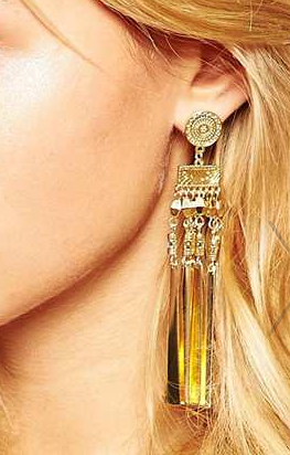 ASOS Boho Flat Drop Earrings