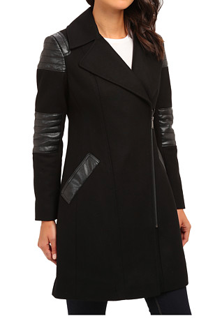 DKNY Asymmetrical Moto Coat 