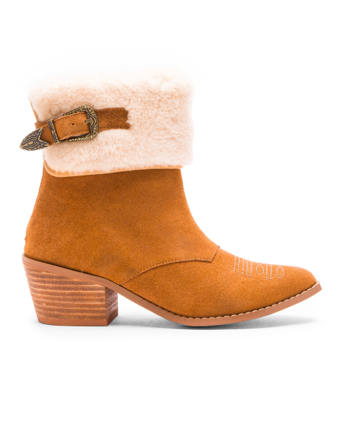 LONE RANGER BOOT WITH FAUX FUR CUFF NIGHTWALKER