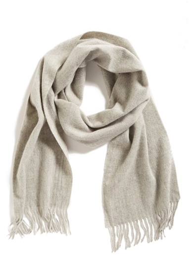 Nordstrom Solid Woven Cashmere Scarf