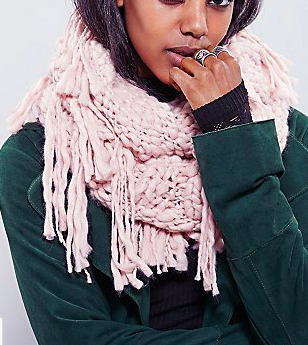 Free People Keep Me Cozy Fringe Cowl