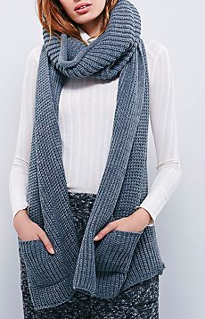 Free People pocket scarf