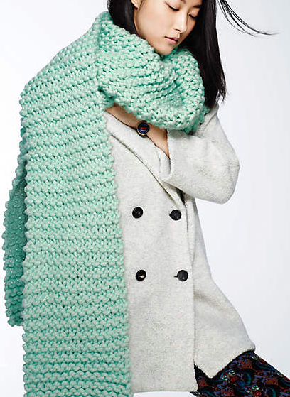 Anthropologie chunky scarf