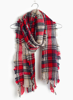 Madewell plaid scarf
