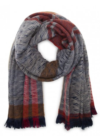 Sole Society multi knit scarf