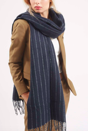 Topshop pinstripe scarf