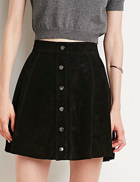 Forever 21 suede mini skirt