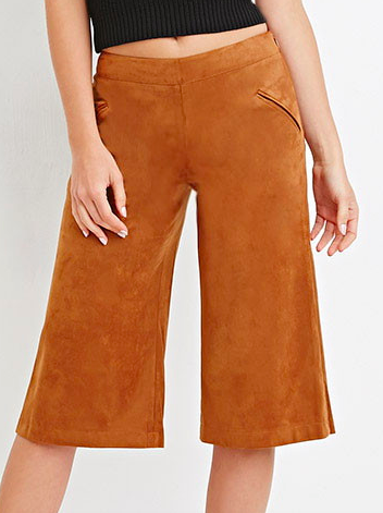 Forever 21 suede culottes