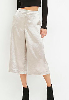 Forever 21 satin culottes