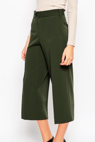 Asos culottes with belt