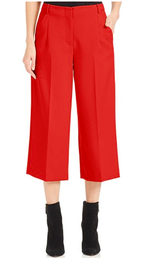 Vince Camuto red culottes