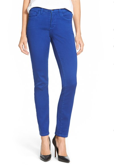 NYDJ 'Alina' Colored Stretch Skinny Jeans 