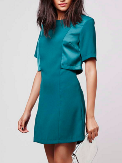 Topshop A-Line Overlay Dress