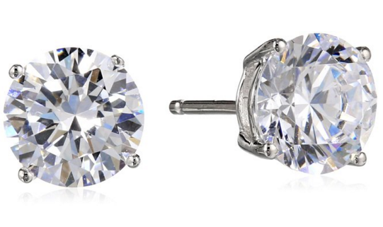 Cubic Zirconia stud earrings