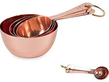 copper measuring cups