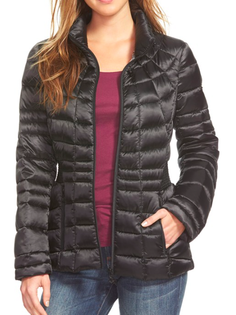 Bernardo Packable Reversible Down Coat