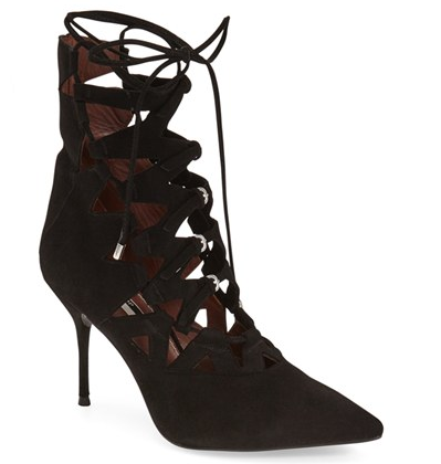 Topshop lace up pumps