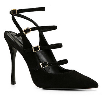 Also strappy buckle pump