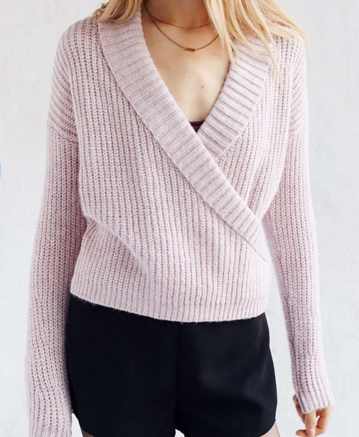 Urban Outfitters pastel shawl sweater