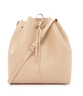 Forever 21 faux leather bucket bag
