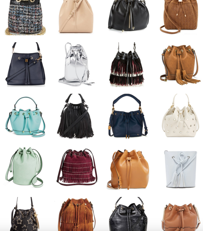Women's Shoulder Bag Trend Fashion Sling Bucket Bag, Leather Drawstring  Bucket