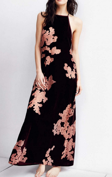 Out From Under Boudoir Velvet Maxi Slip